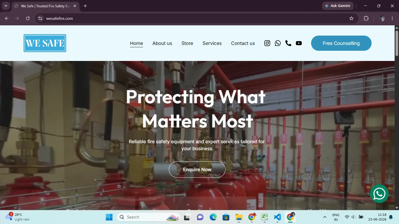 WE SAFE FIRE